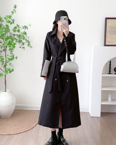 Women Long Trench Coat